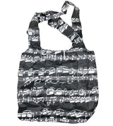 Shopping-Bag Falttasche mit Notenmotiven - Musik-Ebert Gmbh