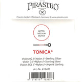 Pirastro Tonica Violin Einzelsaite G mit Kugel 4/4 - Musik-Ebert Gmbh
