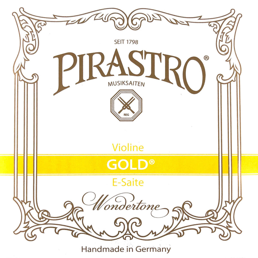 Pirastro Gold Violin Einzelsaite E mit Kugel 4/4 - Musik-Ebert Gmbh