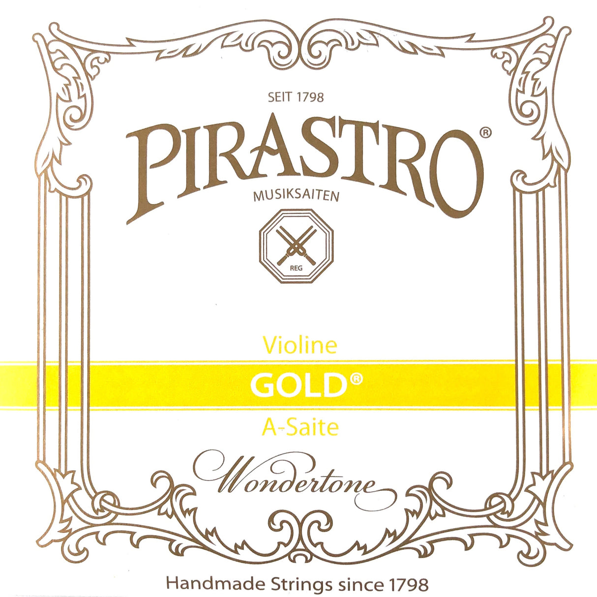 Pirastro Gold Violin Einzelsaite A mit Kugel 4/4 - Musik-Ebert Gmbh