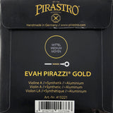 Pirastro Evah Pirazzi Gold Violin Einzelsaite A mit Kugel 4/4 - Musik-Ebert Gmbh