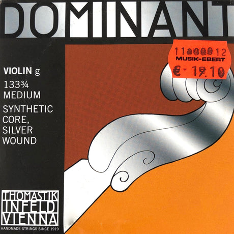 Thomastik Dominant Violin Einzelsaite G 133 mit Kugel 3/4 - Musik-Ebert Gmbh