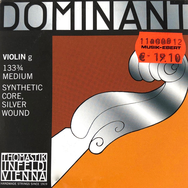 Thomastik Dominant Violin Einzelsaite G 133 mit Kugel 3/4 - Musik-Ebert Gmbh