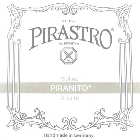 Pirastro Piranito Violin Einzelsaite D mit Kugel 1/4-1/8 - Musik-Ebert Gmbh