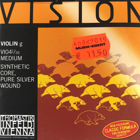 Thomastik Vision Violin Einzelsaite G Vio4 1/16 - Musik-Ebert Gmbh