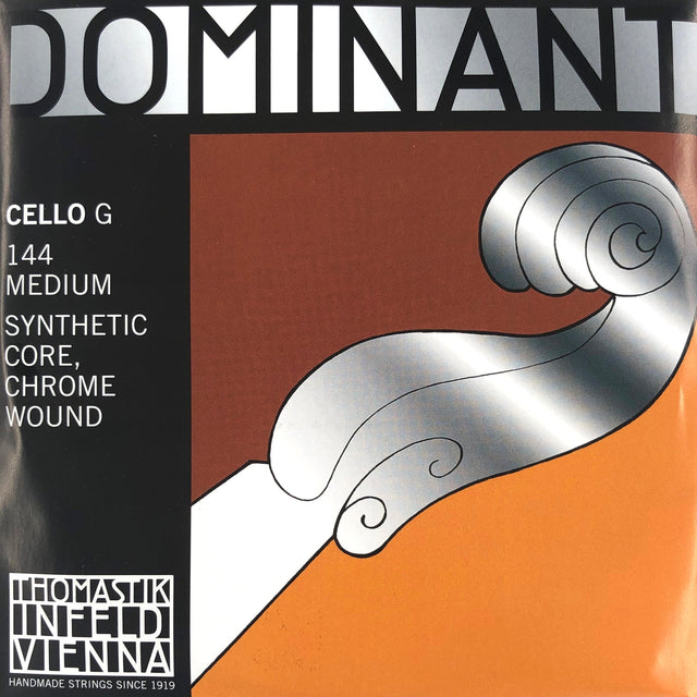 Thomastik Dominant Cello Einzelsaite G 144 mit Kugel Medium 4/4 - Musik-Ebert Gmbh
