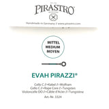 Pirastro Evah Pirazzi Cello Einzelsaite C mit Kugel Medium 4/4 - Musik-Ebert Gmbh