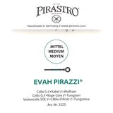 Pirastro Evah Pirazzi Cello Einzelsaite G mit Kugel Medium 4/4 - Musik-Ebert Gmbh