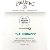 Pirastro Evah Pirazzi Cello Einzelsaite A mit Kugel Medium 4/4 - Musik-Ebert Gmbh