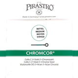 Pirastro Chromcor Cello Einzelsaite C mit Kugel Medium 4/4 - Musik-Ebert Gmbh