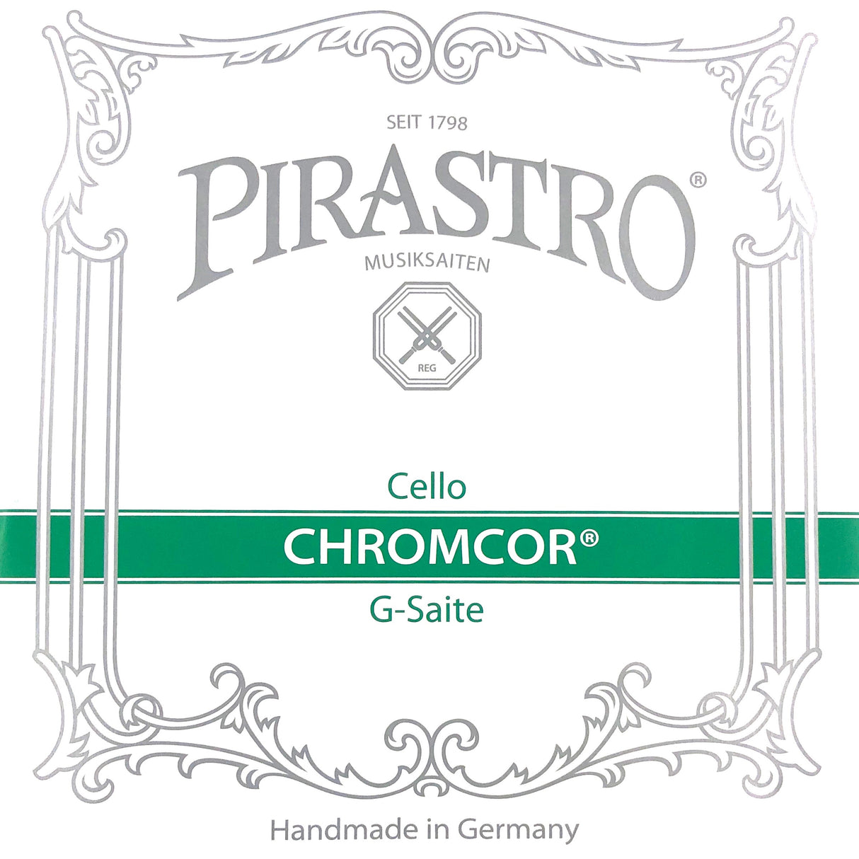 Pirastro Chromcor Cello Einzelsaite G mit Kugel Medium 1/4-1/8 - Musik-Ebert Gmbh