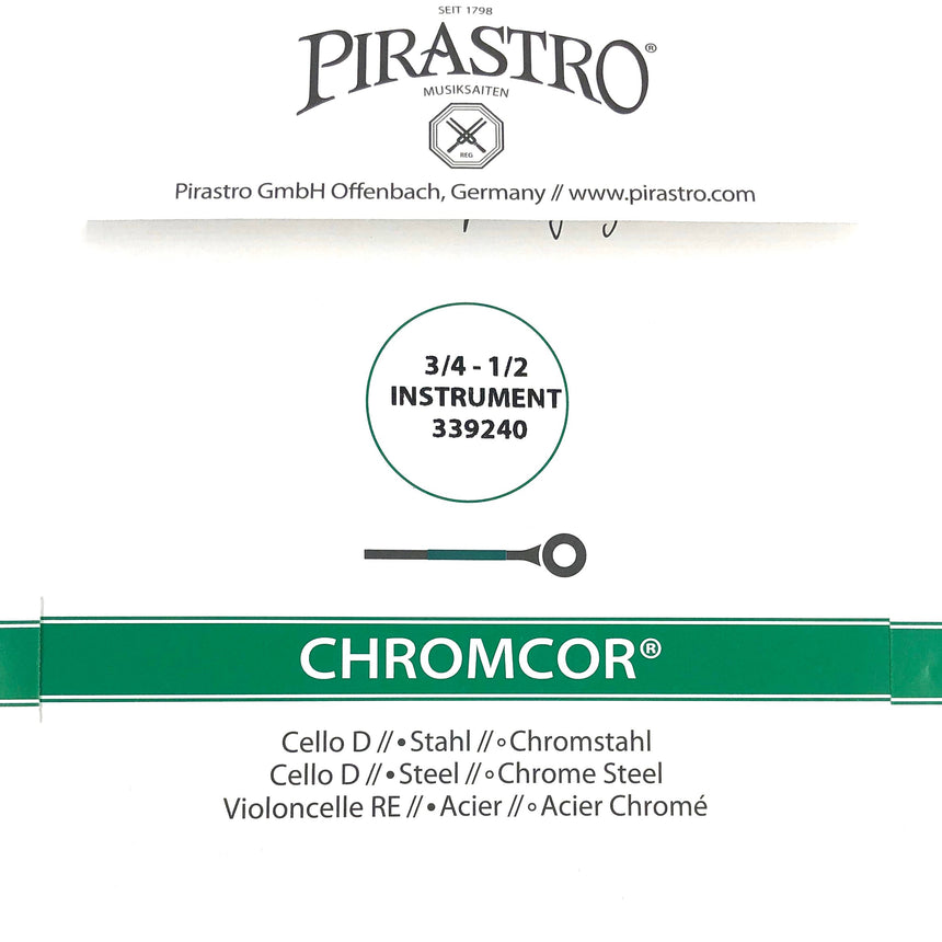 Pirastro Chromcor Cellosaiten Satz 3/4-1/2 - Musik-Ebert Gmbh