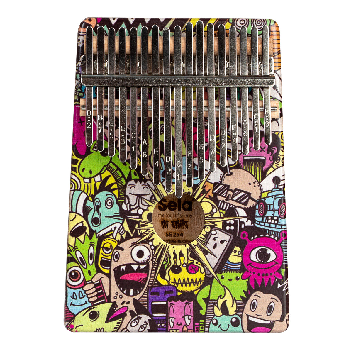 Sela Art Series Kalimba 17 Little Monster (SE 254) - Musik-Ebert Gmbh