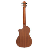 ORTEGA Bonfire Serie/Preamp Bariton Ukulele - Fichte Natur mit Lasergravur - Musik-Ebert Gmbh