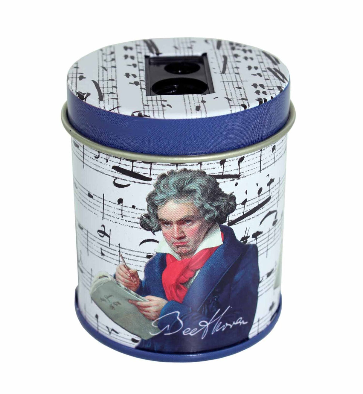Bleistiftspitzer-Runddose Beethoven/Mozart - Musik-Ebert Gmbh