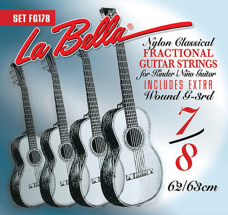La Bella FG 178 7/8 Gitarrensaiten classic Gitarre Nylon Satz - Musik-Ebert Gmbh