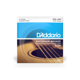 D'Addario Saiten für 12-saitige Akustikgitarre, Phosphorbronze - Musik-Ebert Gmbh
