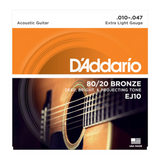 D'Addario Saiten für Akustikgitarre, 80/20 Bronze - Musik-Ebert Gmbh
