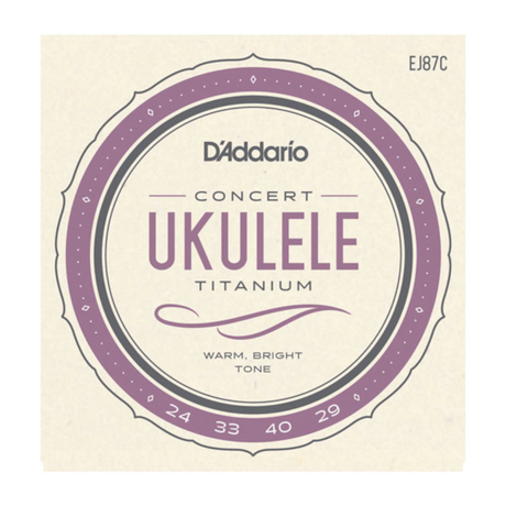 D'Addario EJ87C Titanium Ukulelensaiten Satz, Konzert - Musik-Ebert Gmbh