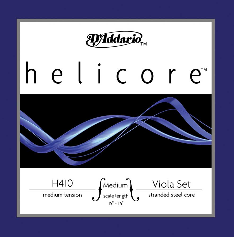 D'Addario Helicore Viola Saitensatz, Medium Scale, Medium Tension H410 MM - Musik-Ebert Gmbh