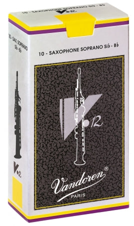 Vandoren V12 Sopran Saxophonblatt verschiedene Stärken Einzelblatt - Musik-Ebert Gmbh