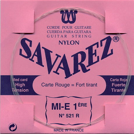 Savarez 525R Traditional Concert Rot Einzelsaiten Nylon für Konzertgitarre - Musik-Ebert Gmbh